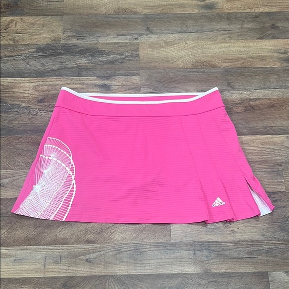 Adidas Pink Skater Mini Skirt Athletic Pleated - Picture 7 of 16